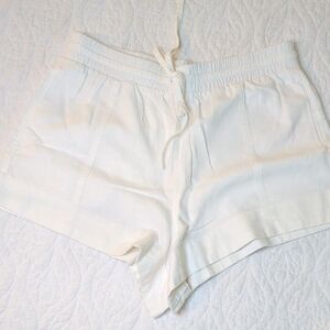 Women's White Casual Shorts